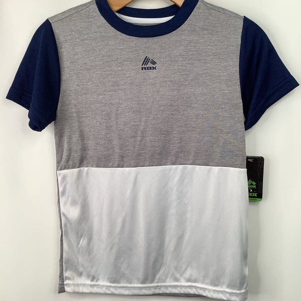 Size 8: RBX Grey/Blue Heathered T-Shirt- NEW W/Tag