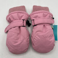 Size 1-2: Wild Breakers Light Pink Snow Mittens