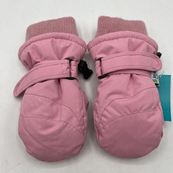 Size 1-2: Wild Breakers Light Pink Snow Mittens