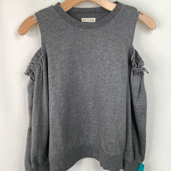 Size 10-12: Tucker + Tate Grey Over The Shoulder Long Sleeve Shirt