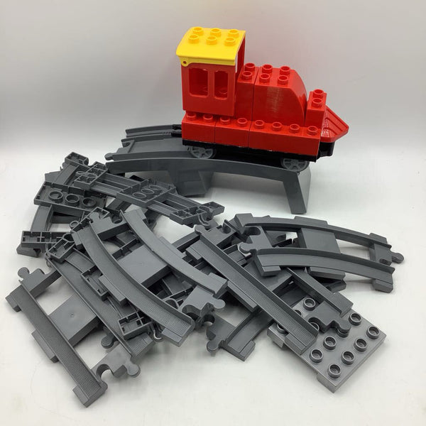 1 Gallon Bag Of Assorted Train Duplos