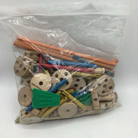 Tinker Toy Assorted Wooden Building Set