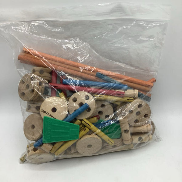 Tinker Toy Assorted Wooden Building Set