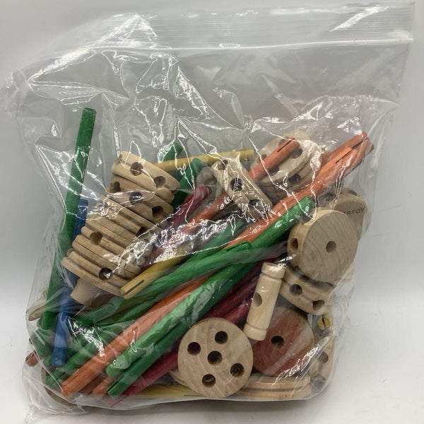 Tinker Toy Assorted Wooden Building Set