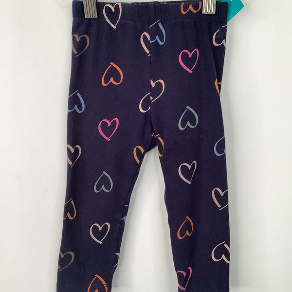 Size 12-18m: Gap Blue/Colorful Hearts Leggings