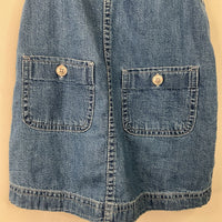 Size 2: Gap Blue Overall Dress