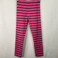 Size 6: Primary Pink/Blue Striped Leggings