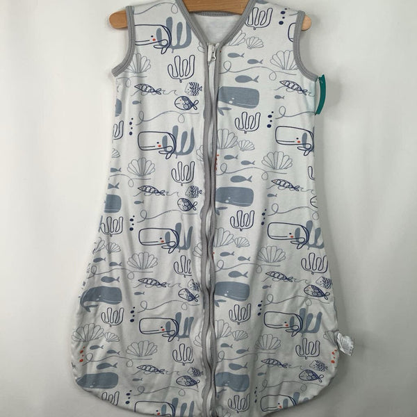 Size M: Yoofess White/Blue Sea Animals Sleepsack
