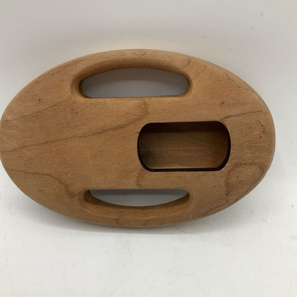 School House Naturals Wooden Rattle