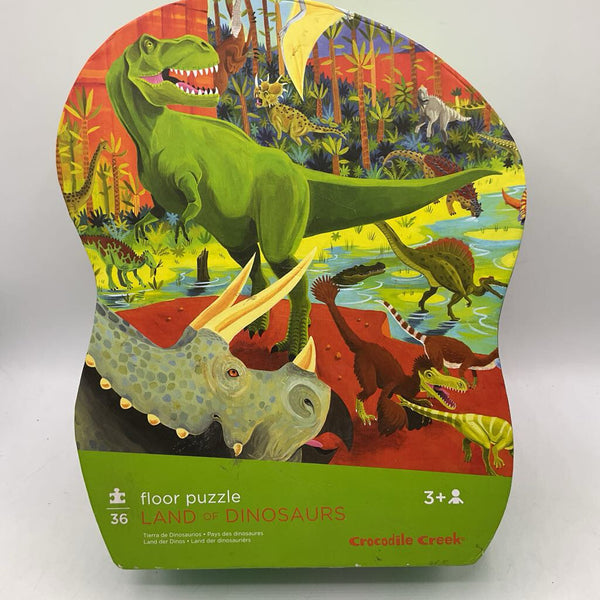 Crocodile Creek Land Of Dinosaurs 36pc Puzzle
