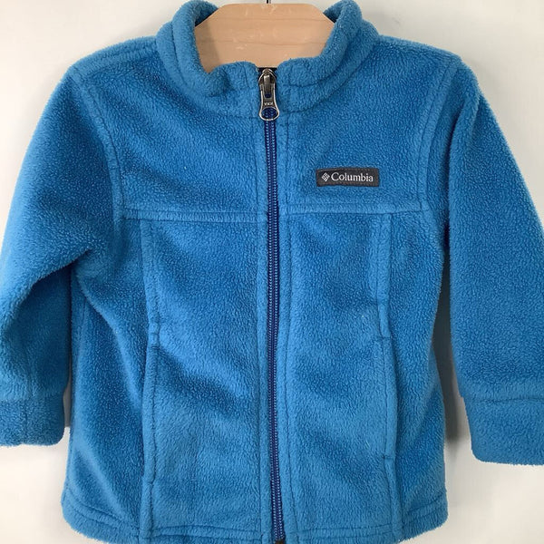 Size 6-12m: Columbia Blue Fleece Coat
