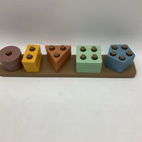 Wooden Peg Shape Sorter