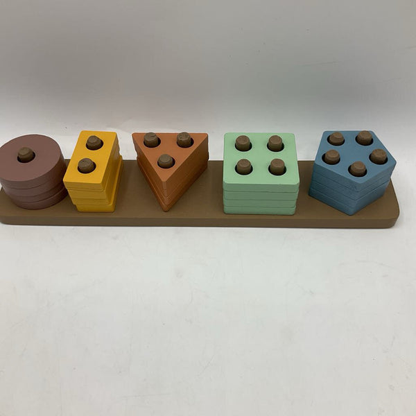 Wooden Peg Shape Sorter