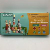 Bestamtoy Wooden Stacking Stones