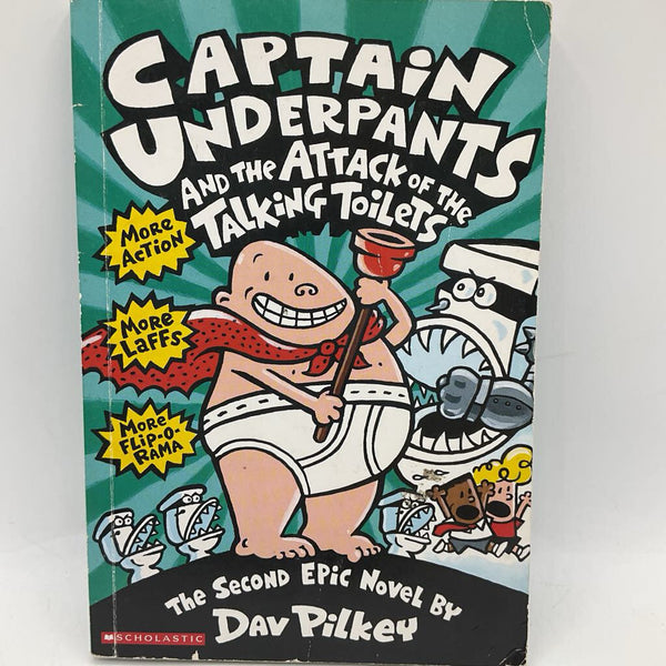 Captain Underpants And The Attack Of The Talking Toilets (papreback)