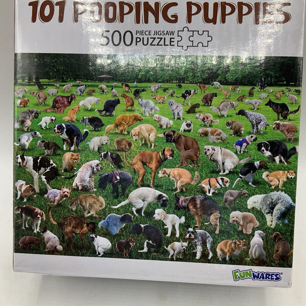 101 Pooping Puppies 500pc Puzzle- NEW