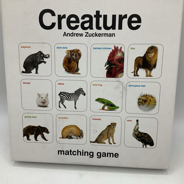 Creature Matching Game