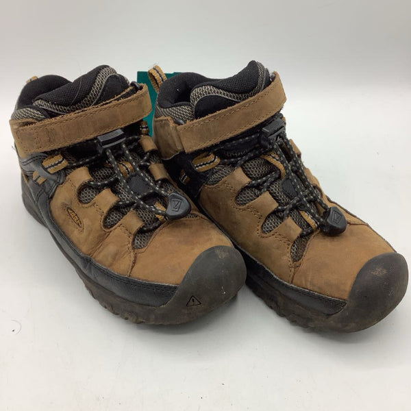 Size 12: Keen Brown/Black Toggle/Velcro Strap Hiking Shoes