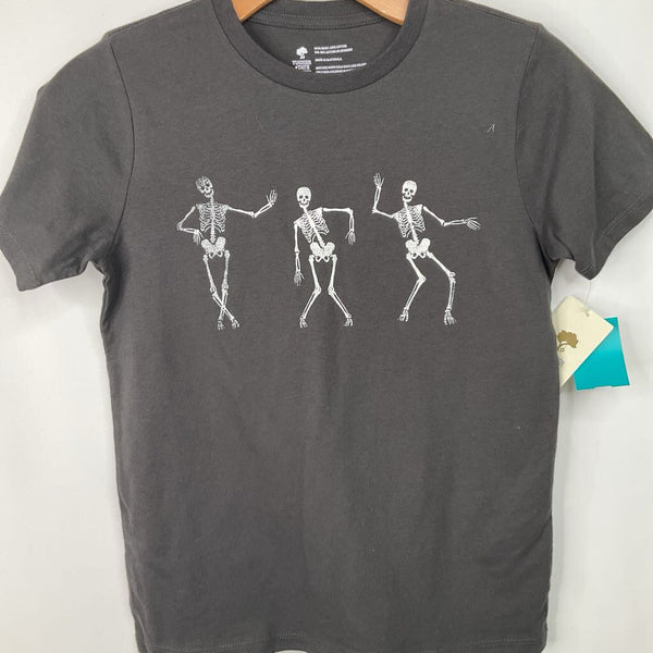 Size 8: Tucker + Tate Grey Skeleton T-Shirt- NEW W/Tag