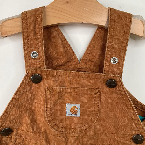 Size 12m: Carhartt Brown Shortalls