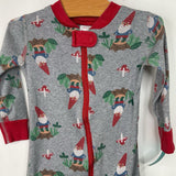 Size 2 (85): Hanna Andersson Grey Gnome Print 1pc PJs