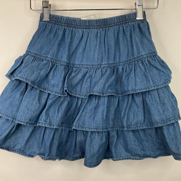 Size 10 (140): Hanna Andersson Blue Denim Skirt- NEW W/Tag