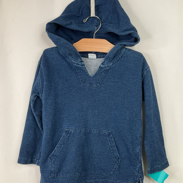 Size 4: Gap Blue Demin Style Hoodie