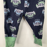 Size 6-9m (60): Hanna Andersson Blue Car Print 1pc PJs