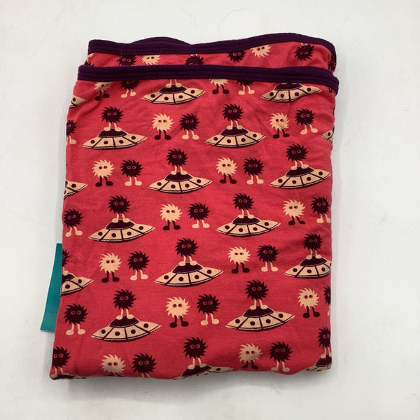 Kickee Pants Pink/Purple Alien Print Blanket