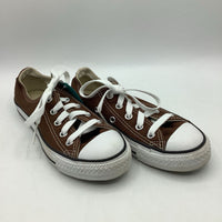 Size 13: Converse Brown/White Lace-Up Sneakers