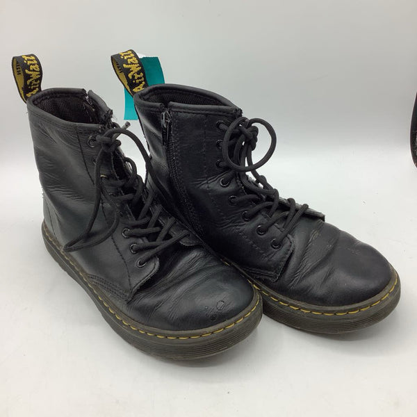 Size 3Y: Dr. Marten's Black Zip/Lace-Up Boots