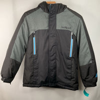 Size 10-12: Zero Posur Black/Blue 3-In-1 Winter Coat