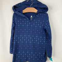 Size 6: Tea Blue Pixels Hoodie