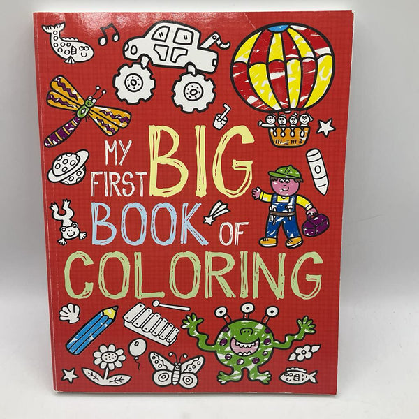 My First Big Book Of Coloring (paperback)