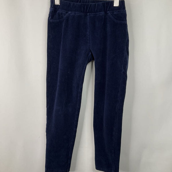 Size 6-7 (120): Hanna Andersson Blue Velour Pants