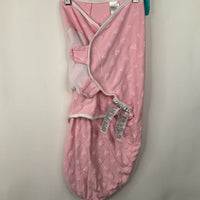Size M/L: The Peanut Shell Pink Heart Swaddle