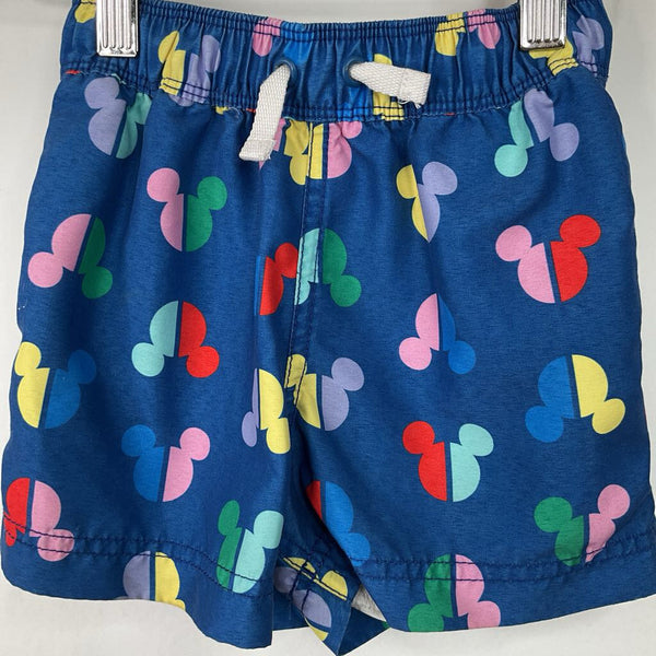 Size 2 (85): Hanna Anderson Blue Disney Swim Trunks