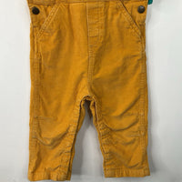 Size 18-24m (80): Hanna Andersson Yellow Corduroy Overalls