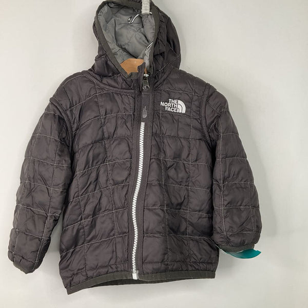 Size 12m: The North Face Black Hooded Coat