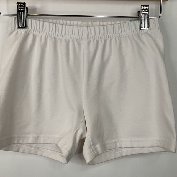 Size 12 (150): Hanna Andersson White Cartwheel Shorts