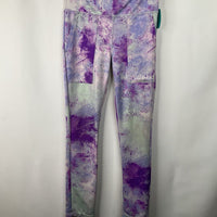 Size 10-12: Nike Purple "Paint Splatter" Leggings