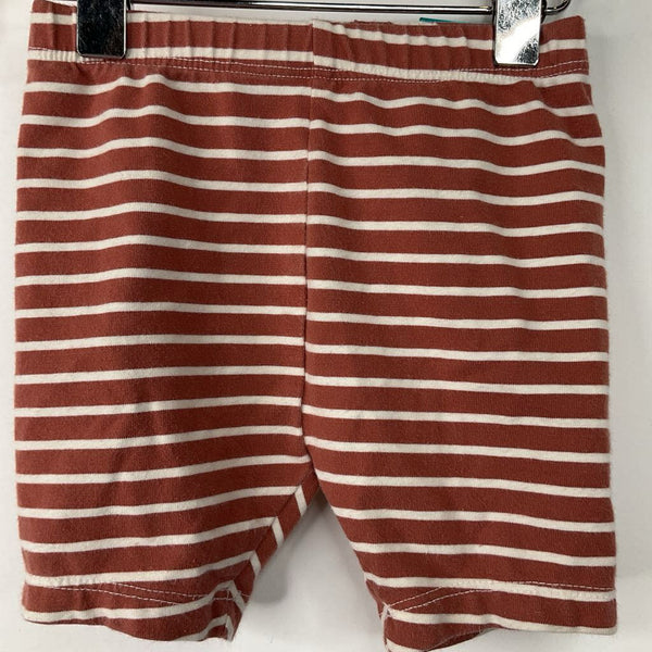 Size 6-12m (70): Hanna Andersson Brown/White Cartwheel Shorts