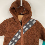 Size 0-3m: Gap Brown Chewbacca Fuzzy Zip-Up 1pc Costume