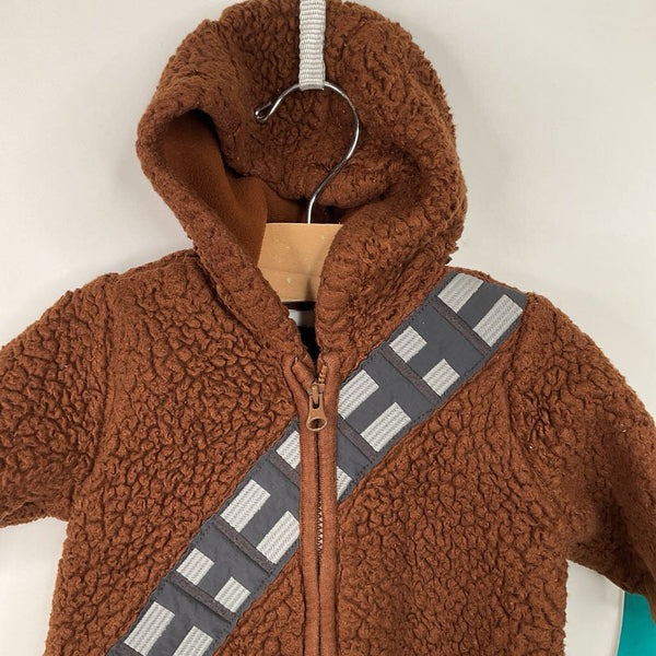 Size 0-3m: Gap Brown Chewbacca Fuzzy Zip-Up 1pc Costume