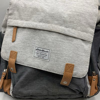Eddie Bauer Grey Diaper Bag