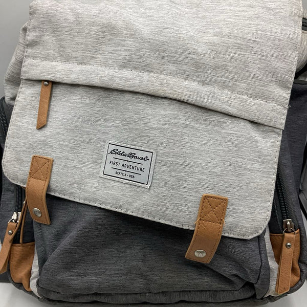 Eddie Bauer Grey Diaper Bag