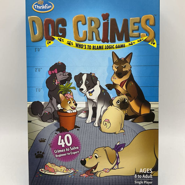 Dog Crimes Who's To Blame Logic Game