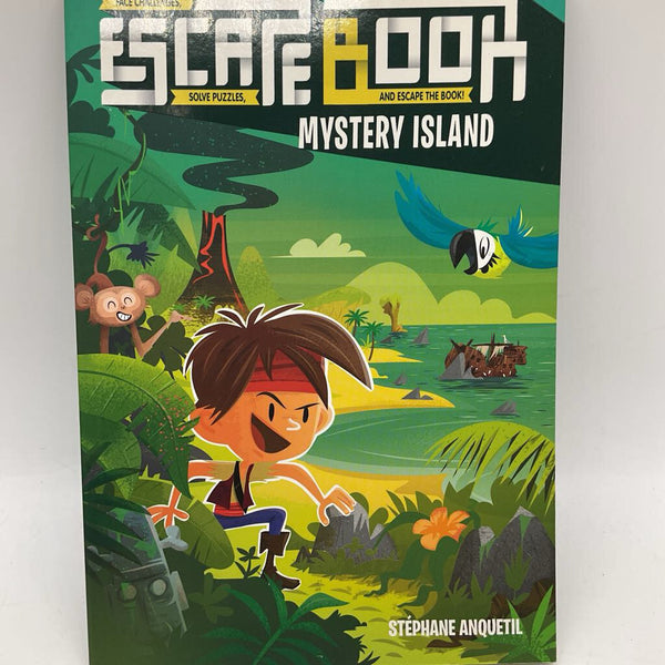 Escape Book Mystery Island (paperback)