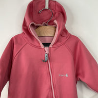 Size 6-12m: Therm Pink Fleece Lined Rain Suit