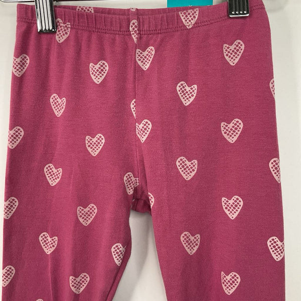 Size 2: Splendid Pink Hearts Leggings